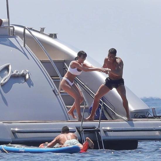 罗三岁实锤：C罗把女友扔下海