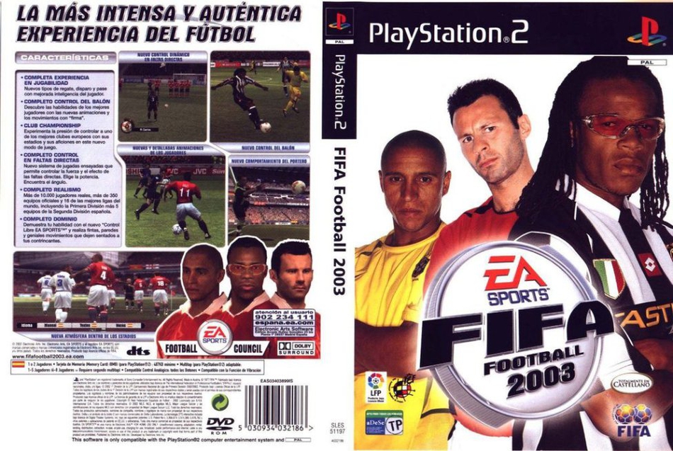 FIFA03（罗伯特-卡洛斯、吉格斯、戴维斯）