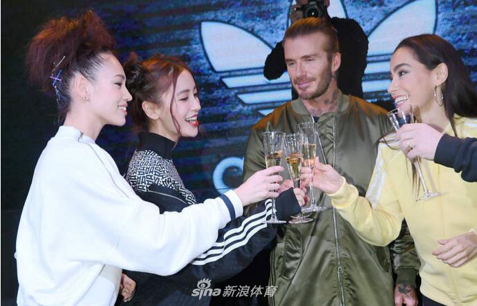 小贝和Angelababy“结婚”了！拍广告扮新婚夫妇