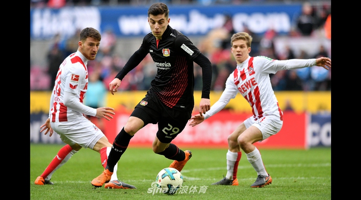 第4名：哈弗茨 6430万（勒沃库森）