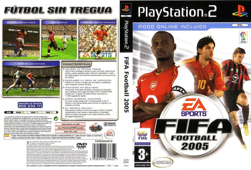 FIFA05（维埃拉、莫伦特斯、舍甫琴科）