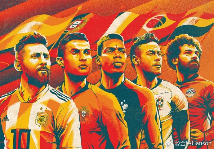 当梅西C罗遇上老苏联海报