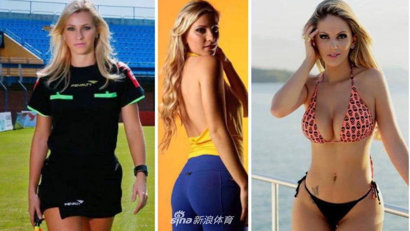 绝美容貌俏身材!因擦汗爆红的美女裁判