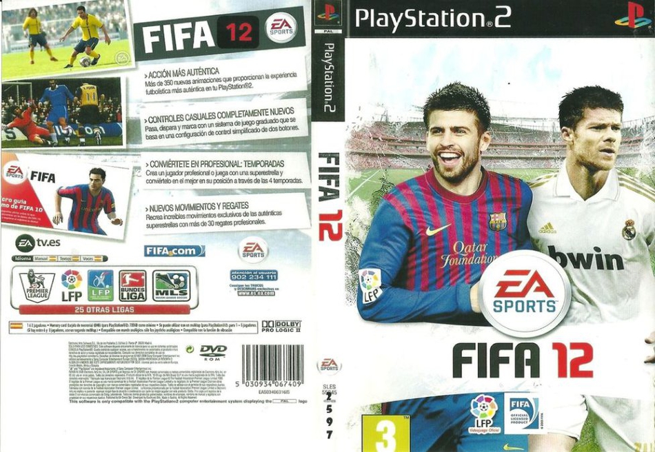 FIFA12（皮克、阿隆索）