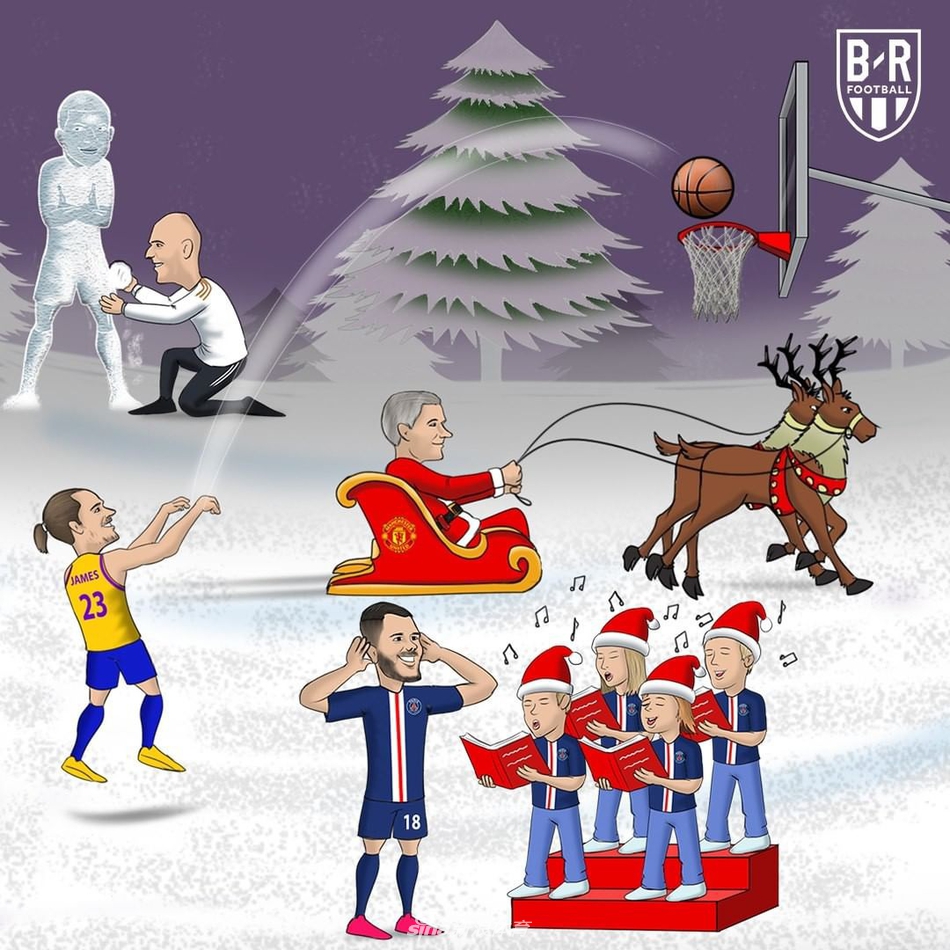 这些梗看懂了吗？球星们圣诞节在干什么