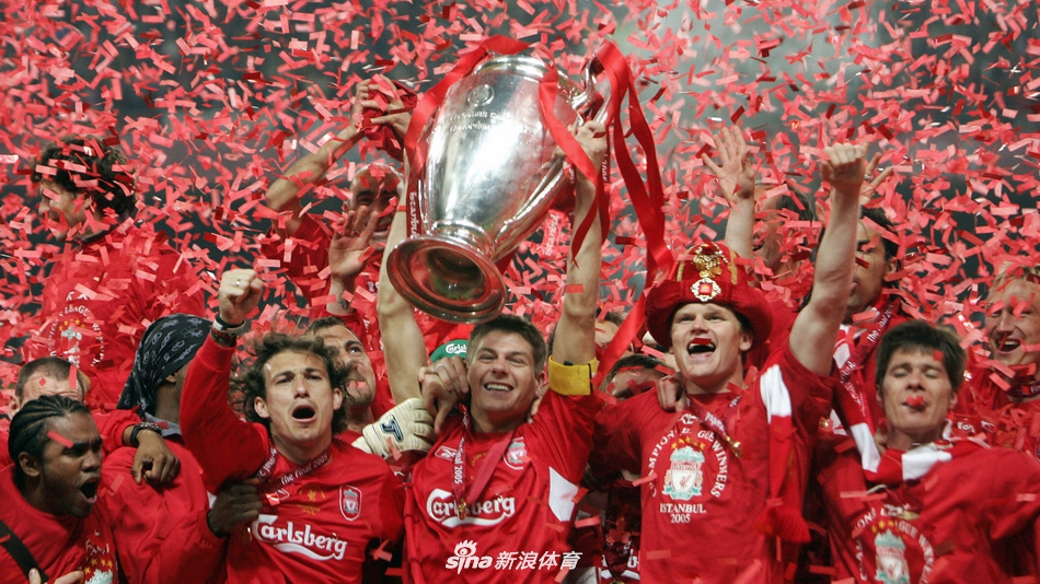 第3名：利物浦6次