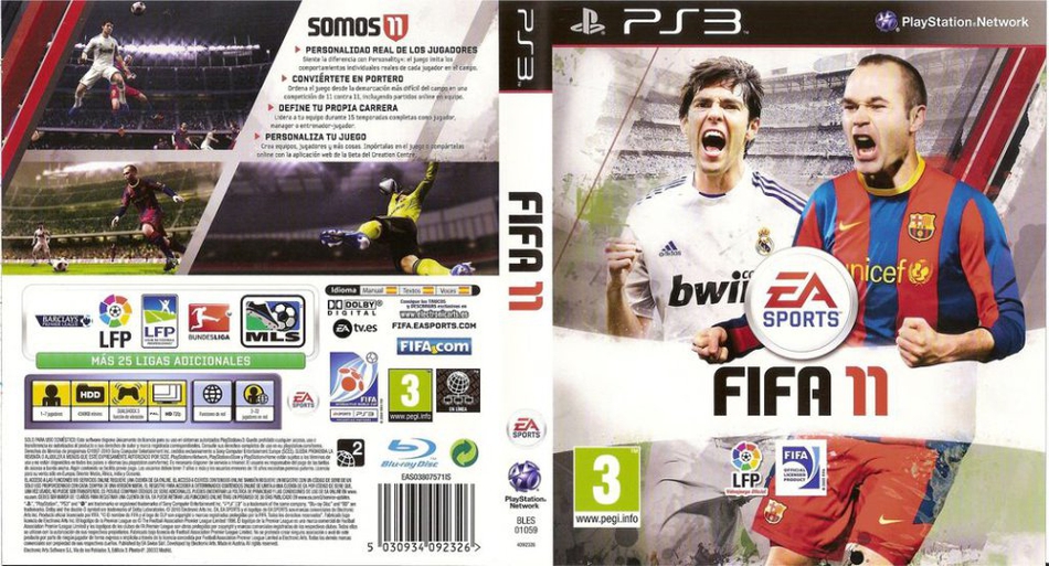 FIFA11（卡卡、伊涅斯塔）