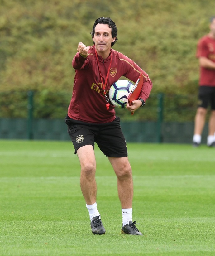 阿森纳训练备战英超