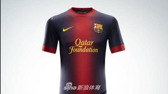 巴萨2012-13赛季主场球衣