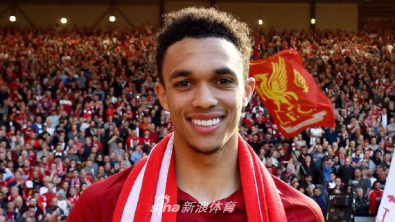 第4名：阿诺德（利物浦）20岁