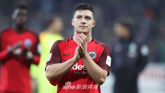 第10名：约维奇（法兰克福）21岁