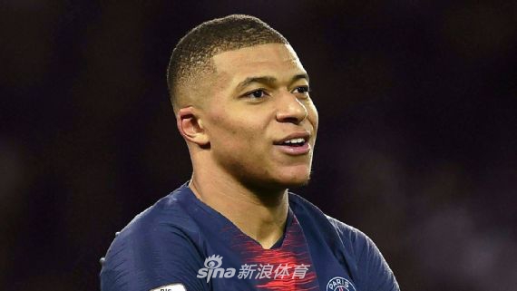 第1名：姆巴佩（巴黎）20岁