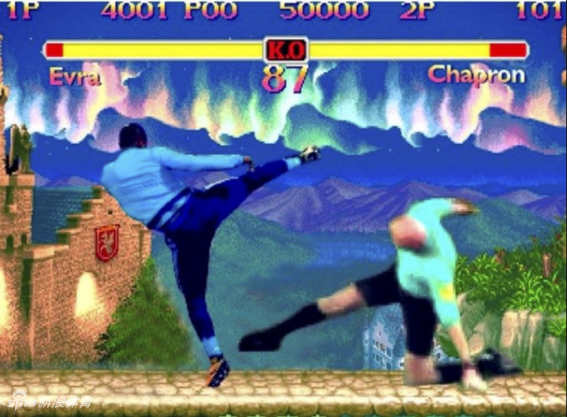 穿越至对打游戏