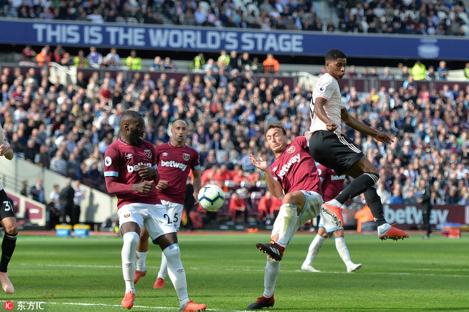 拉什福德破门扳回一球