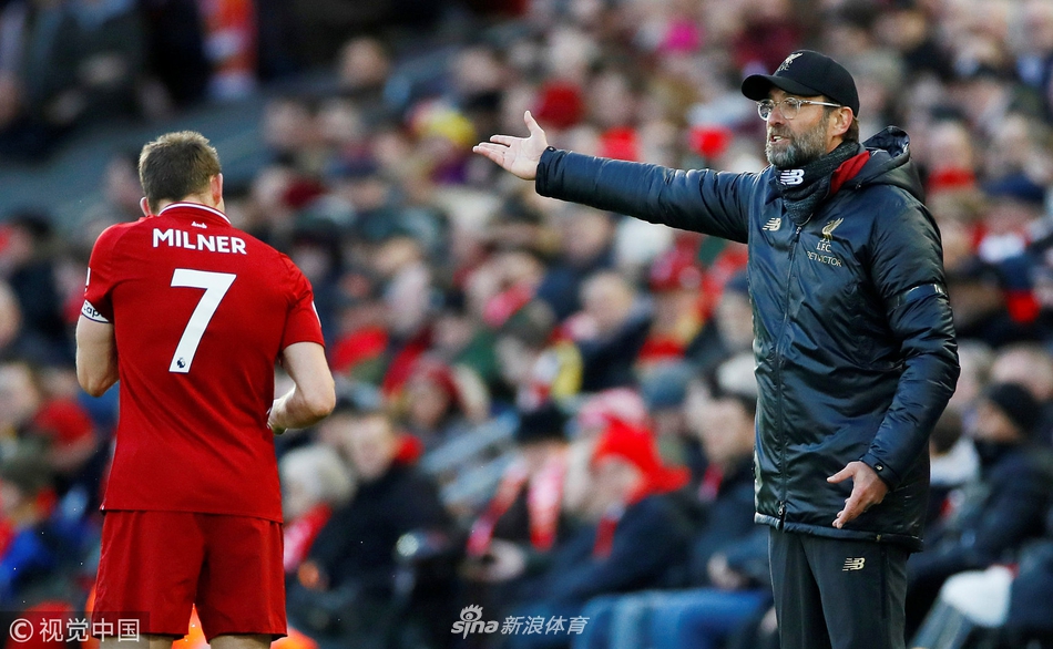 克洛普场边指导球员