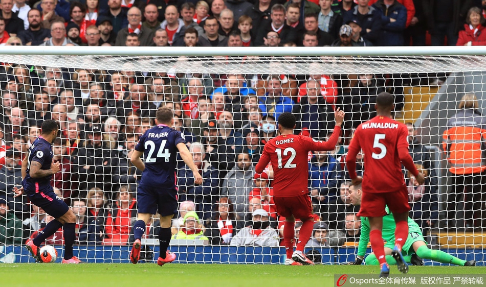 [英超]利物浦2-1伯恩茅斯