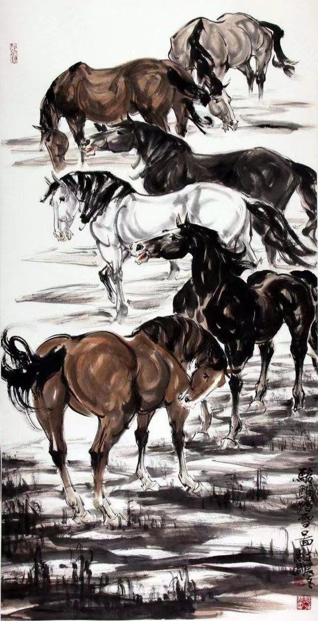 马的绘画艺术作品_高清图集_新浪网