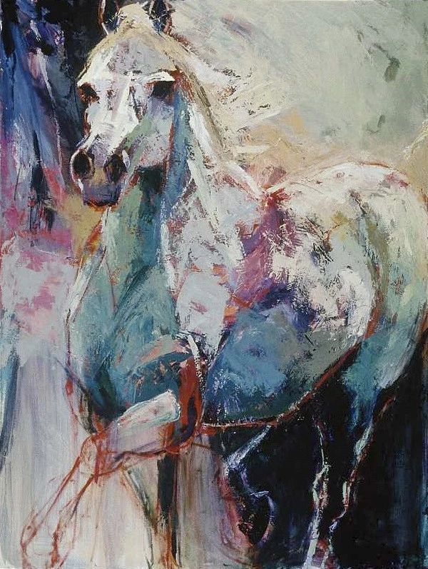 美国美女艺术家苏珊伯劳克的马油画