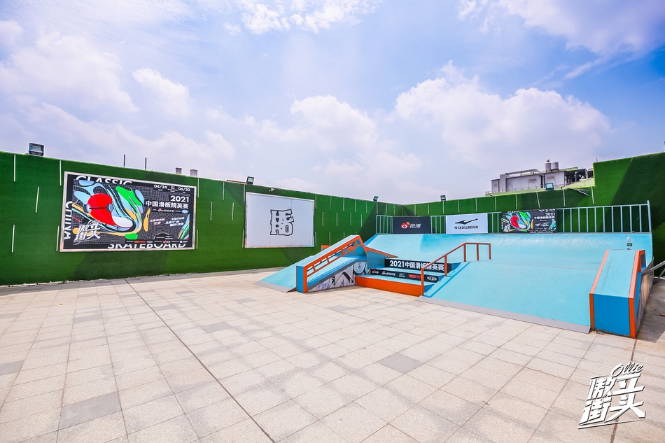 中国滑板精英赛广州站赛场
