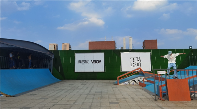 广州站比赛前日的赛场