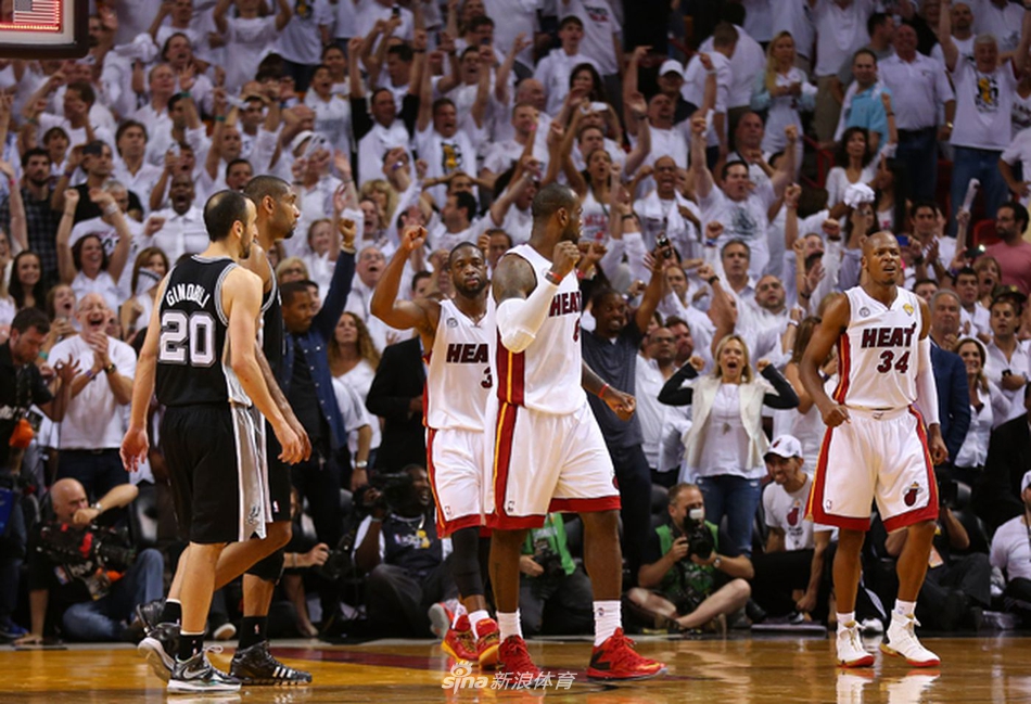 12-13赛季总决赛 热火4-3马刺 雷-阿伦绝命三分