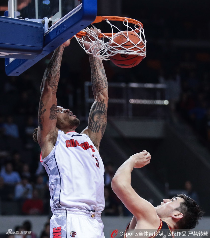 CBA第41轮：广东114-79同曦