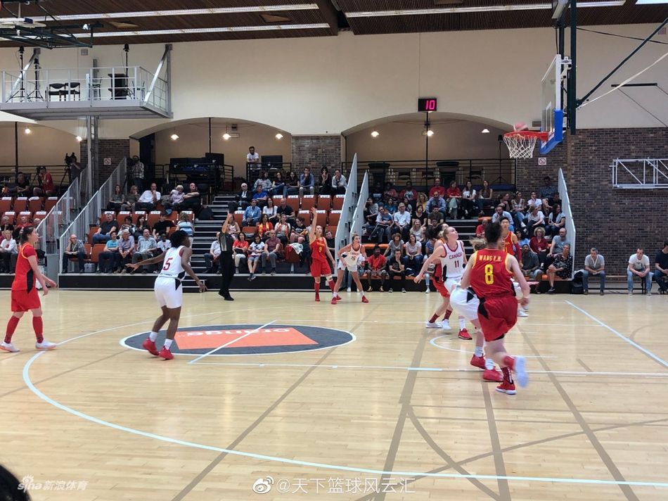 热身赛中国女篮胜加拿大精彩瞬间