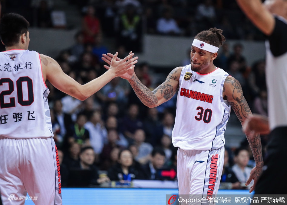 CBA第41轮：广东114-79同曦