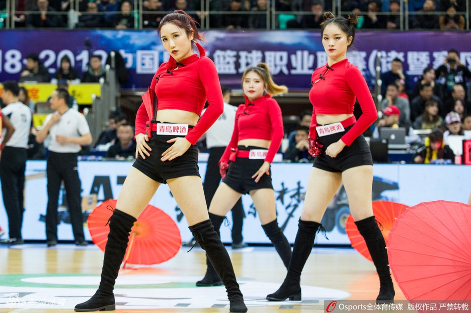 CBA第45轮啦啦队美女热舞精选