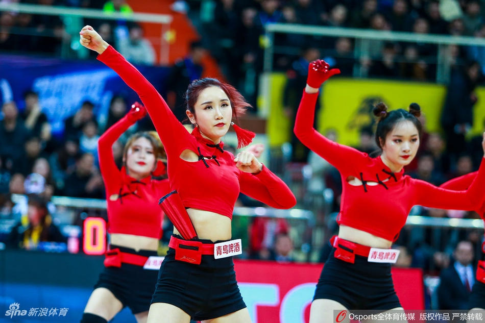 CBA第45轮啦啦队美女热舞精选