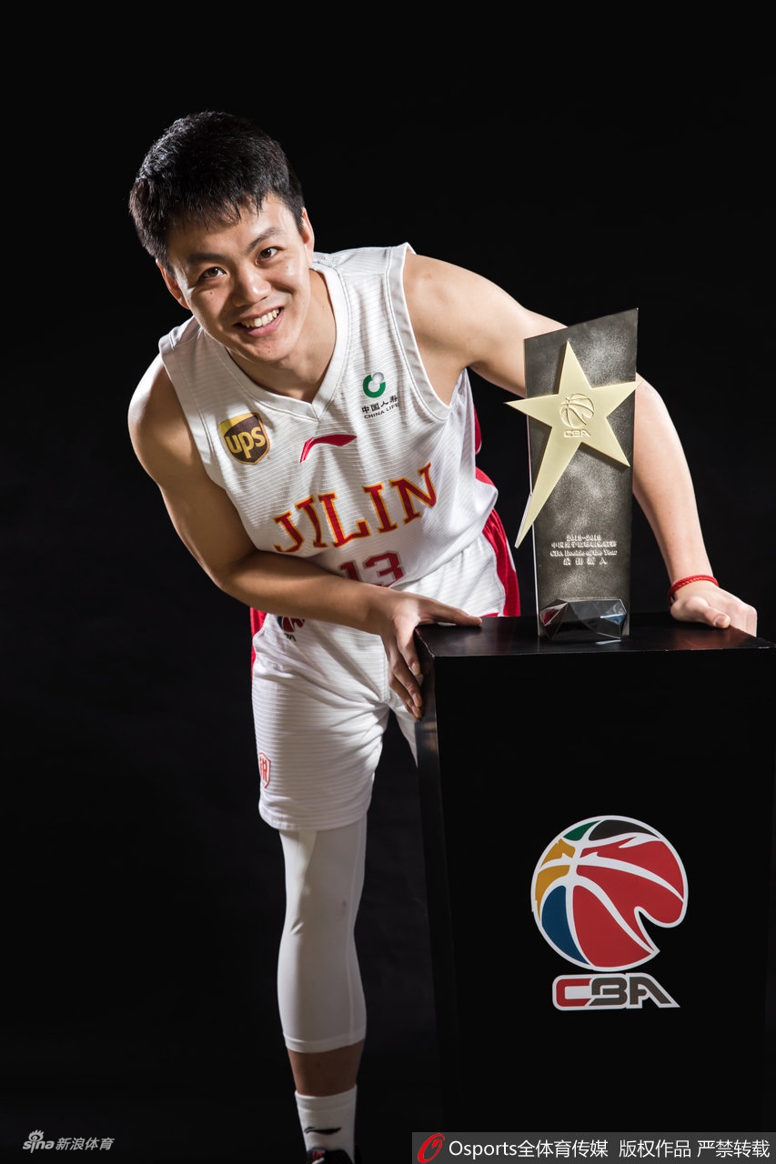 CBA最佳新人姜宇星官方写真