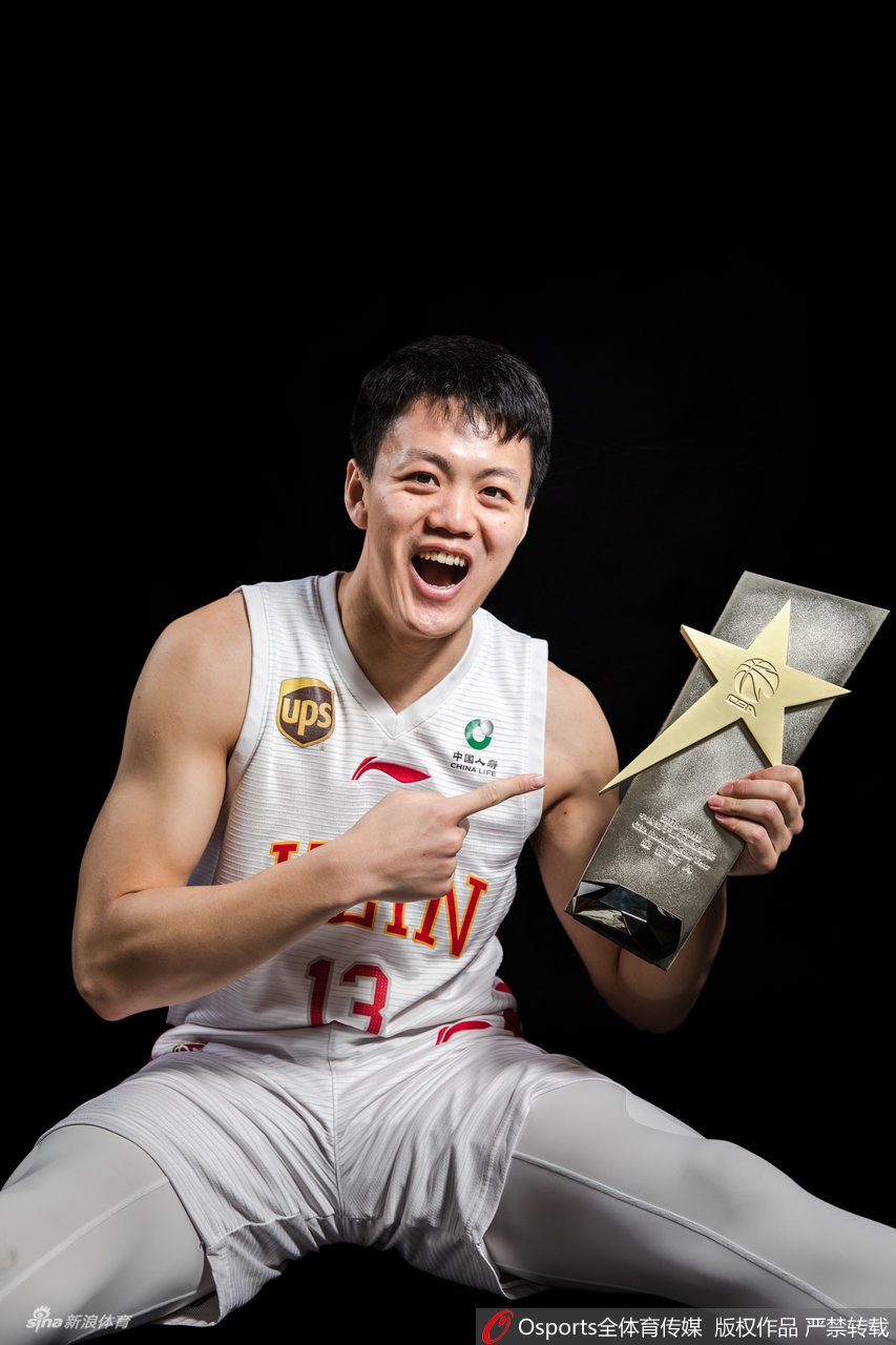 CBA最佳新人姜宇星官方写真