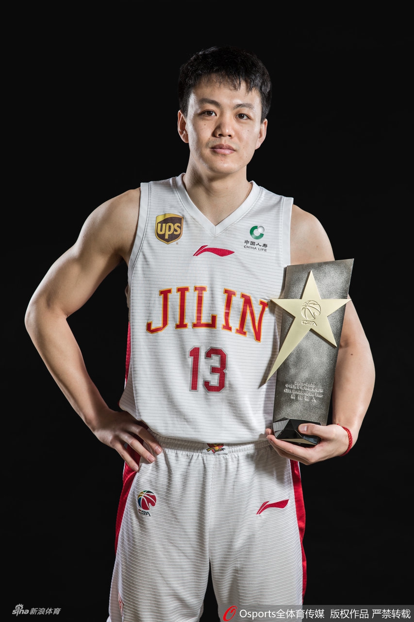 CBA最佳新人姜宇星官方写真