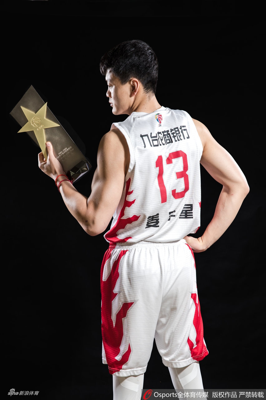 CBA最佳新人姜宇星官方写真
