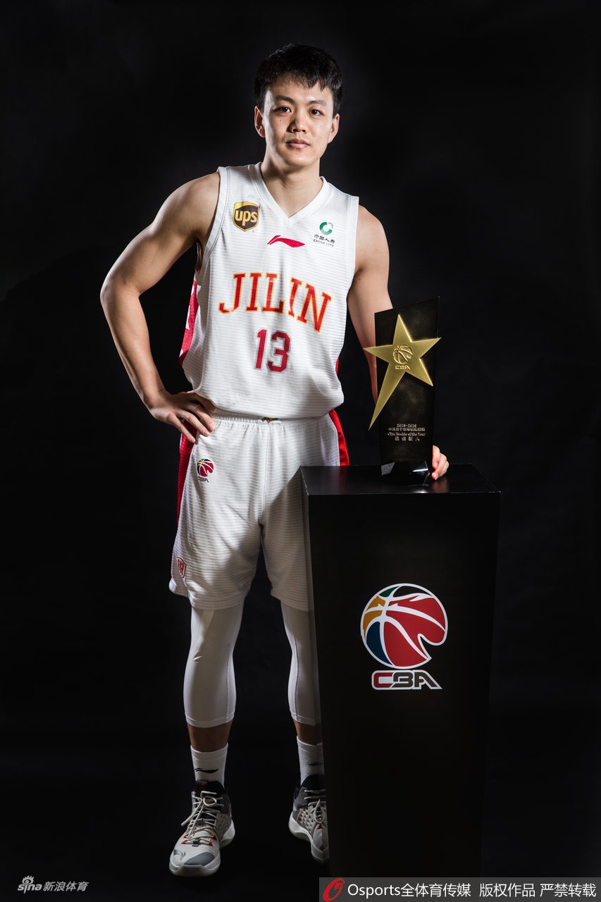 CBA最佳新人姜宇星官方写真