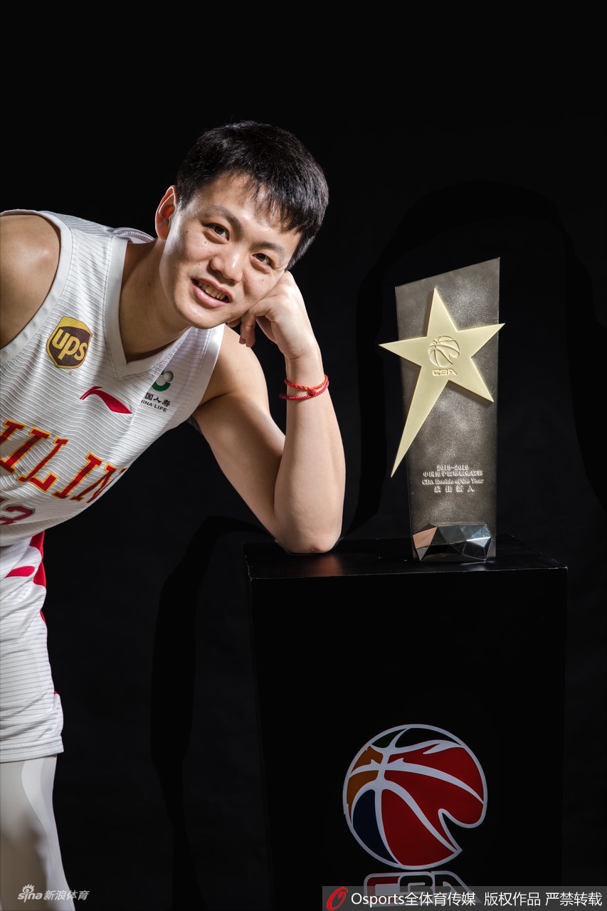 CBA最佳新人姜宇星官方写真