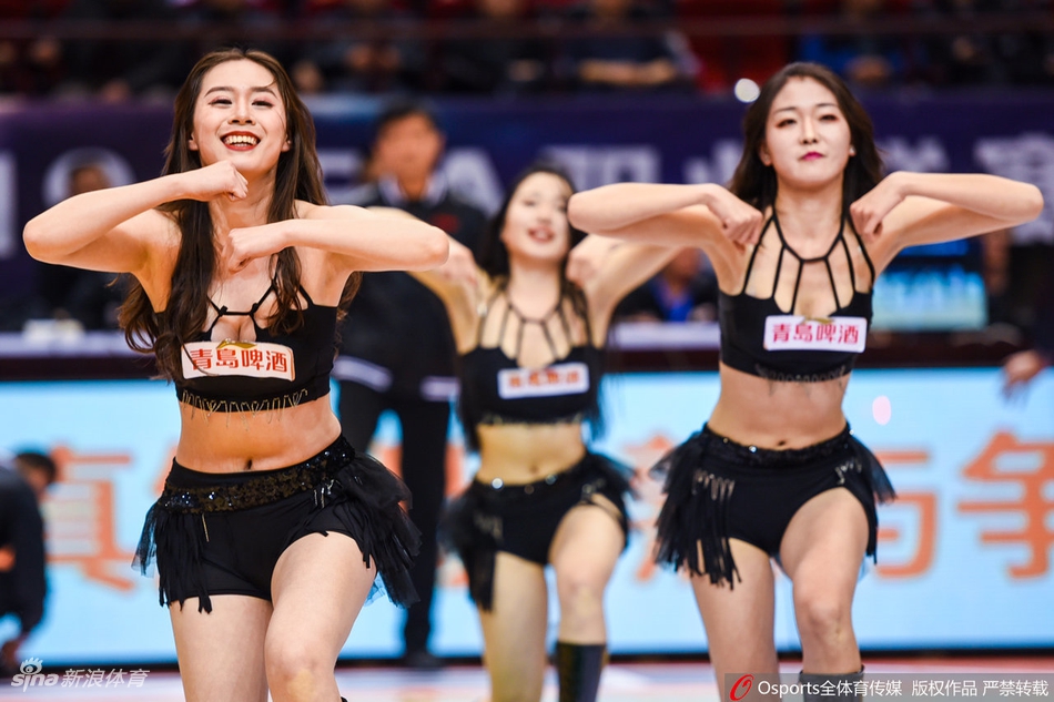 CBA第45轮啦啦队美女热舞精选