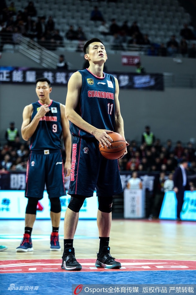 CBA第17轮：浙江103-107广东