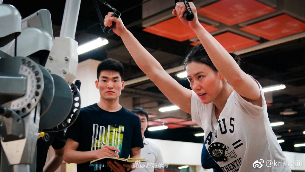 游泳女神刘湘训练生活美照