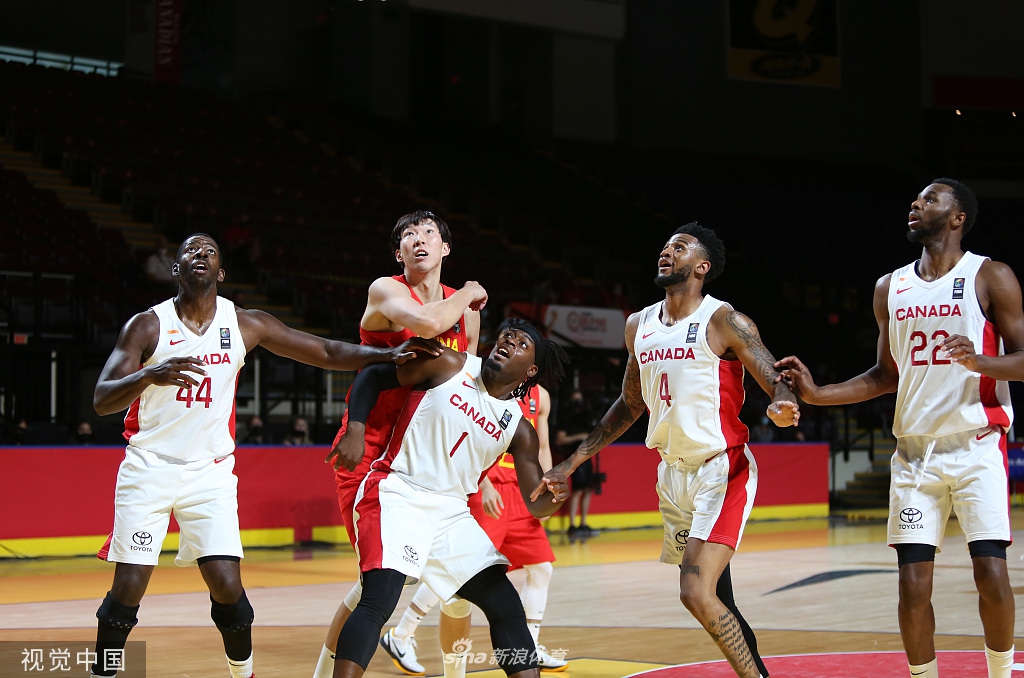 [奥运落选赛]中国男篮79-109加拿大 胡明轩24分