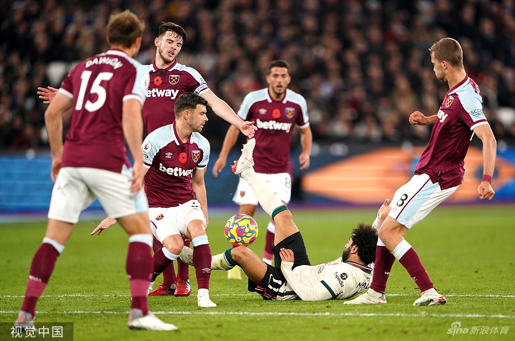 [英超]利物浦客场2-3西汉姆 阿利松自摆乌龙
