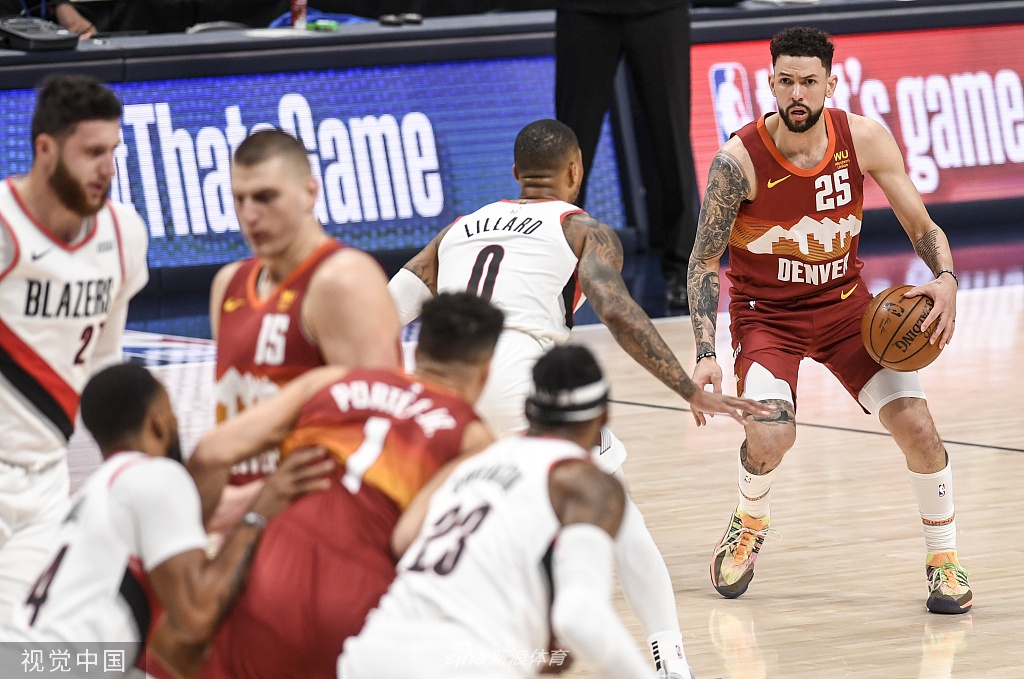 [NBA季后赛]开拓者109-128掘金 约基奇38分力压利拉德