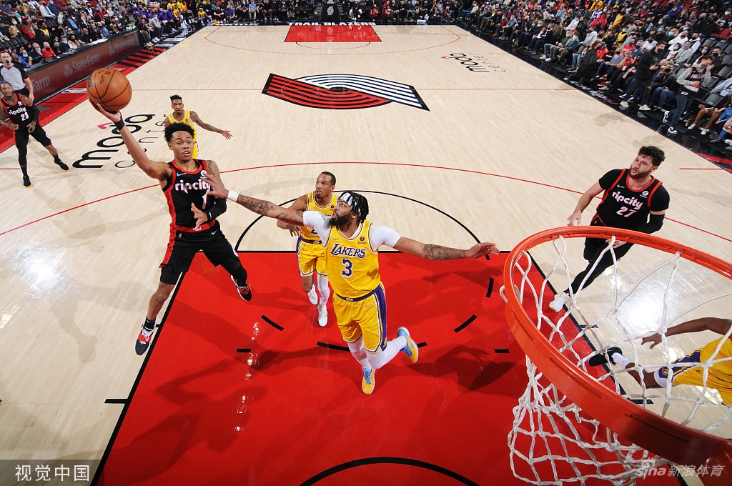 [NBA]湖人105-107开拓者 詹皇空砍30分