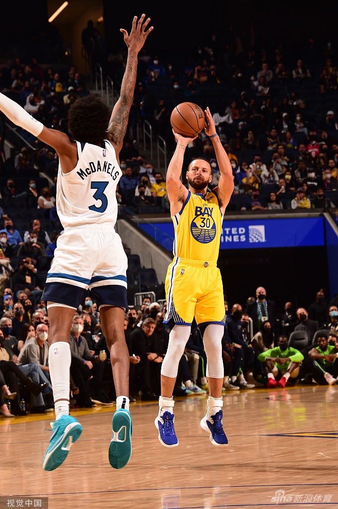 [NBA]森林狼115-124勇士 库里29分6助攻