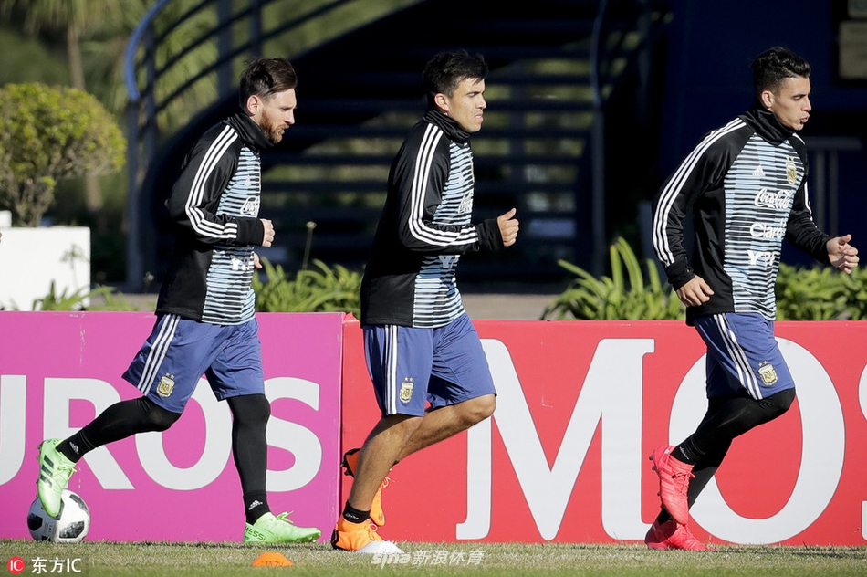 阿根廷备战世界杯热身赛