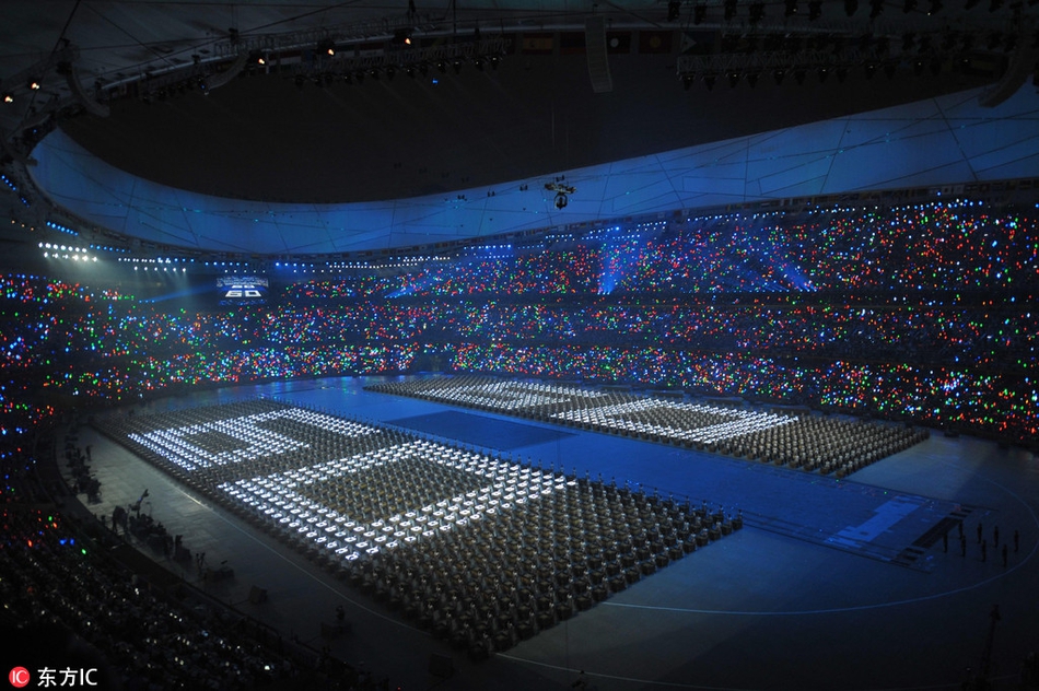 北京奥运会十周年 梦回2008重温开幕式经典瞬间_高清图集_新浪网