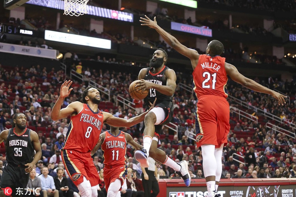 [常规赛]鹈鹕121-116火箭