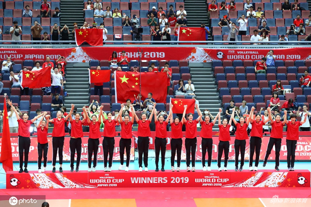 中国女排锁定年终世界第一 美国巴西分列二三