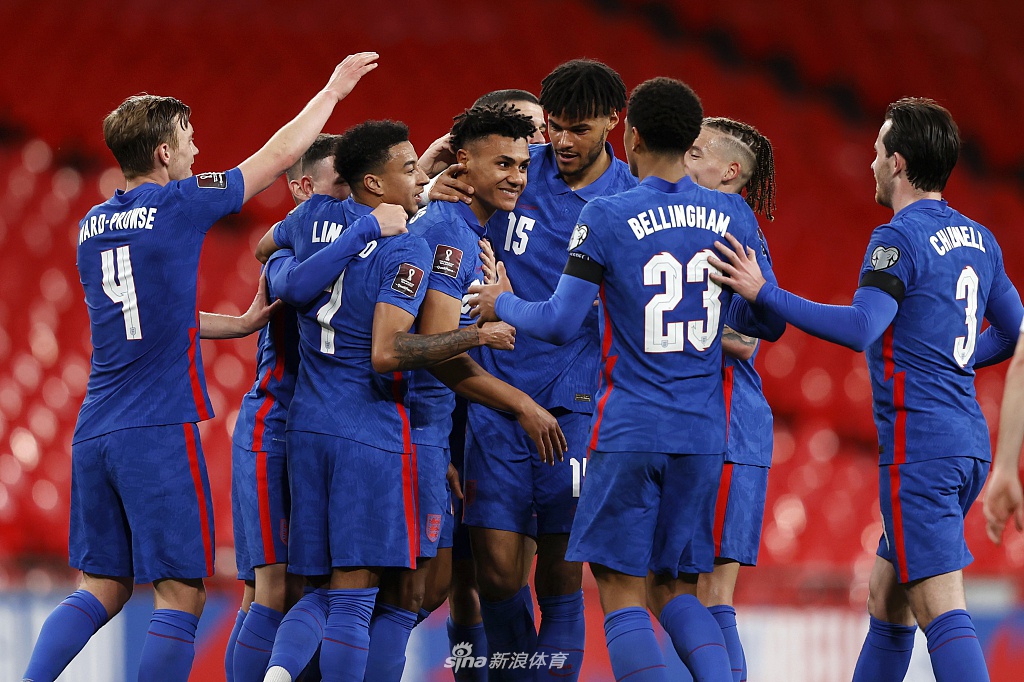 [世预赛]英格兰5-0圣马力诺 勒温两球