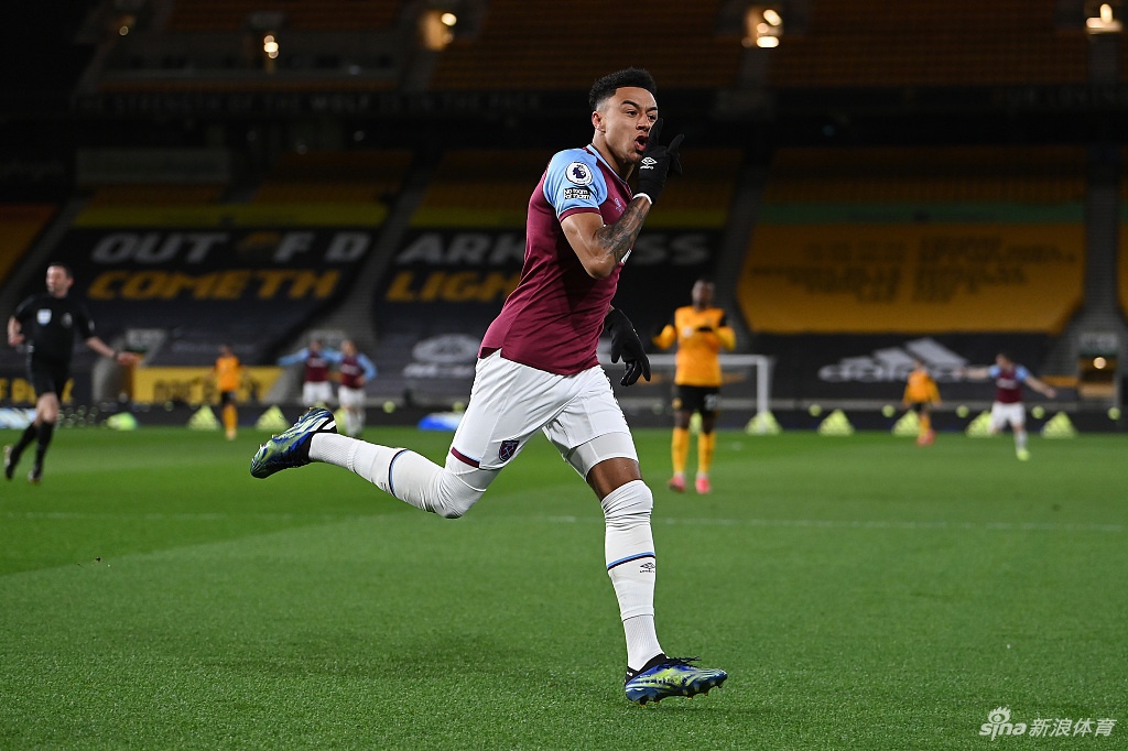 [英超]西汉姆3-2狼队 林加德60米奔袭破门+助攻